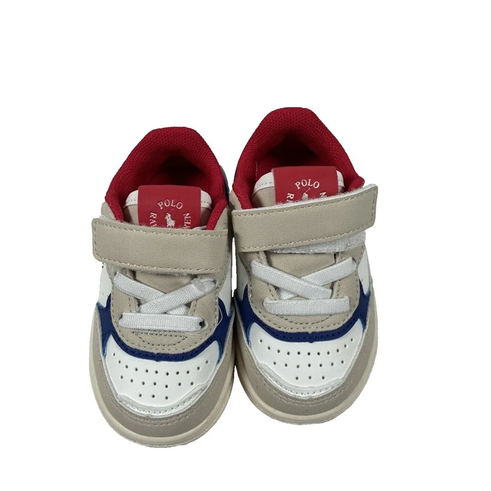Polo Ralph Lauren Masters Court 11 PS Hook & Loop Toddler Sneaker Size 5 NWOB